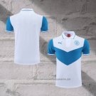 Manchester City Shirt Polo 2022-2023 Blue and White