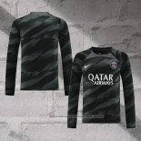 Paris Saint-Germain Goalkeeper Shirt 2023-2024 Long Sleeve Black