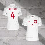 Poland Player Wieteska Home Shirt 2022