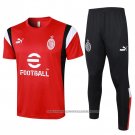 Tracksuit AC Milan 2023-2024 Short Sleeve Red
