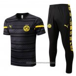 Tracksuit Borussia Dortmund 2022-2023 Short Sleeve Grey