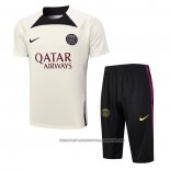 Tracksuit Paris Saint-Germain 2023-2024 Short Sleeve Apricot - Shorts
