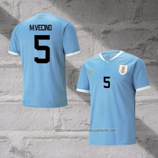 Uruguay Player M.Caceres Home Shirt 2022