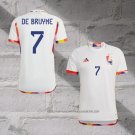 Belgium Player De Bruyne Away Shirt 2022