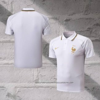 France Shirt Polo 2022-2023 White