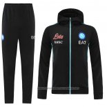 Hooded Tracksuit Napoli 2022-2023 Black