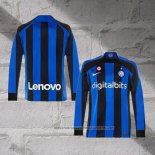 Inter Milan Home Shirt 2022-2023 Long Sleeve