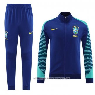 Jacket Tracksuit Brazil 2023-2024 Blue