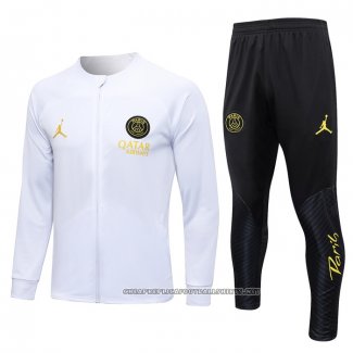 Jacket Tracksuit Paris Saint-Germain Jordan 2023-2024 Kid White