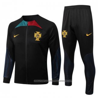 Jacket Tracksuit Portugal 2022-2023 Black