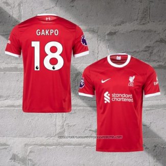 Liverpool Player Gakpo Home Shirt 2023-2024