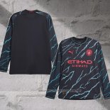 Manchester City Third Shirt 2023-2024 Long Sleeve