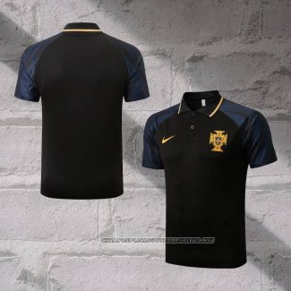 Portugal Shirt Polo 2022-2023 Black