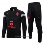 Sweatshirt Tracksuit AC Milan 2022-2023 Black