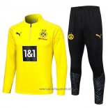 Sweatshirt Tracksuit Borussia Dortmund 2023-2024 Yellow
