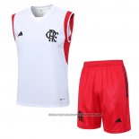 Tracksuit Flamengo 2023-2024 Without Sleeves White