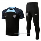 Tracksuit Inter Milan 2022-2023 Short Sleeve Black