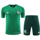 Tracksuit Mexico 2023-2024 Short Sleeve Green - Shorts