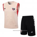 Tracksuit Sao Paulo 2023-2024 Without Sleeves Yellow