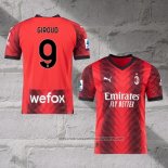 AC Milan Player Giroud Home Shirt 2023-2024