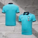 Brazil Shirt Polo 2022-2023 Blue