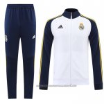 Jacket Tracksuit Real Madrid 2022-2023 White and Blue