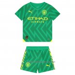 Manchester City Goalkeeper Shirt 2023-2024 Kid Green