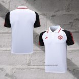 Manchester United Shirt Polo 2023-2024 White