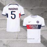 Paris Saint-Germain Player Marquinhos Away Shirt 2023-2024