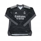 Real Madrid Goalkeeper Shirt 2021-2022 Long Sleeve Black