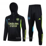 Sweatshirt Tracksuit Arsenal 2023-2024 Black and Green