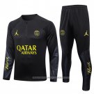 Sweatshirt Tracksuit Paris Saint-Germain Jordan 2023-2024 Black