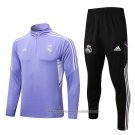 Sweatshirt Tracksuit Real Madrid 2022-2023 Purpura