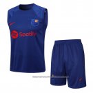 Tracksuit Barcelona 2023-2024 Without Sleeves Blue