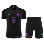 Tracksuit Bayern Munich 2023-2024 Short Sleeve Black - Shorts