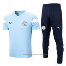 Tracksuit Manchester City 2022-2023 Short Sleeve Blue