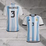 Argentina Player Tagliafico Home Shirt 2022