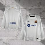 Barcelona Away Shirt 2023-2024 Long Sleeve