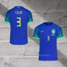 Brazil Player T.Silva Away Shirt 2022