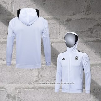 Chaqueta con Capucha del Real Madrid 2022-2023 White