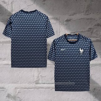 France Training Shirt 2022 Blue Oscuro