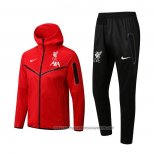 Hooded Tracksuit Liverpool 2022-2023 Red