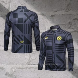 Jacket Borussia Dortmund 2022-2023 Black and Grey