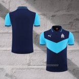 Olympique Marseille Shirt Polo 2022-2023 Blue Marino