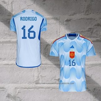 Spain Player Rodrigo Away Shirt 2022