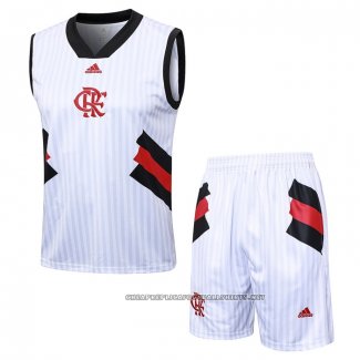 Tracksuit Flamengo 2023-2024 Without Sleeves White