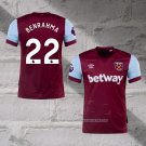 West Ham Player Benrahma Home Shirt 2023-2024